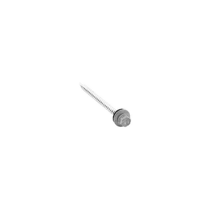 Саморезы 4,8х70 RAL 9006 (Даксмер) - фото №1